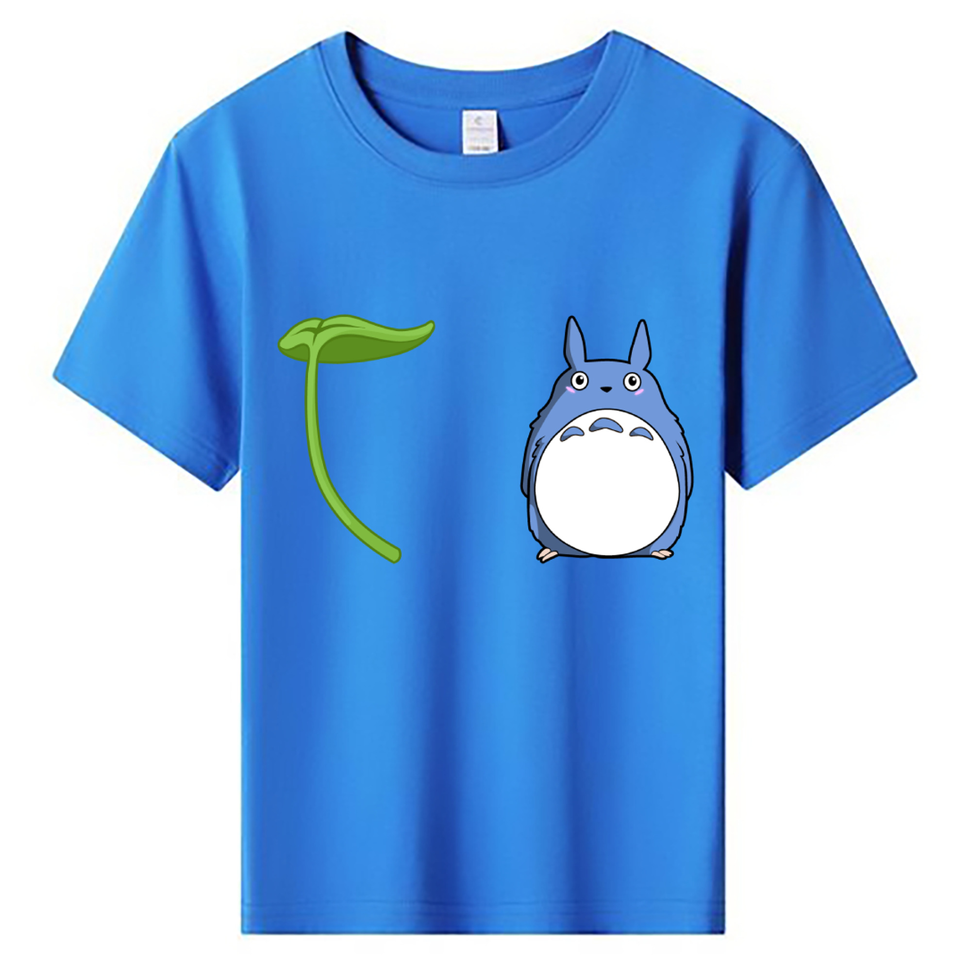（画像用） となりのトトロ 草壁メイ 草壁サツキ My Neighbor Totoro Satsuki Kusakabe Mei Kusakabe 綿100％キッズTシャツ（フロントプリント）